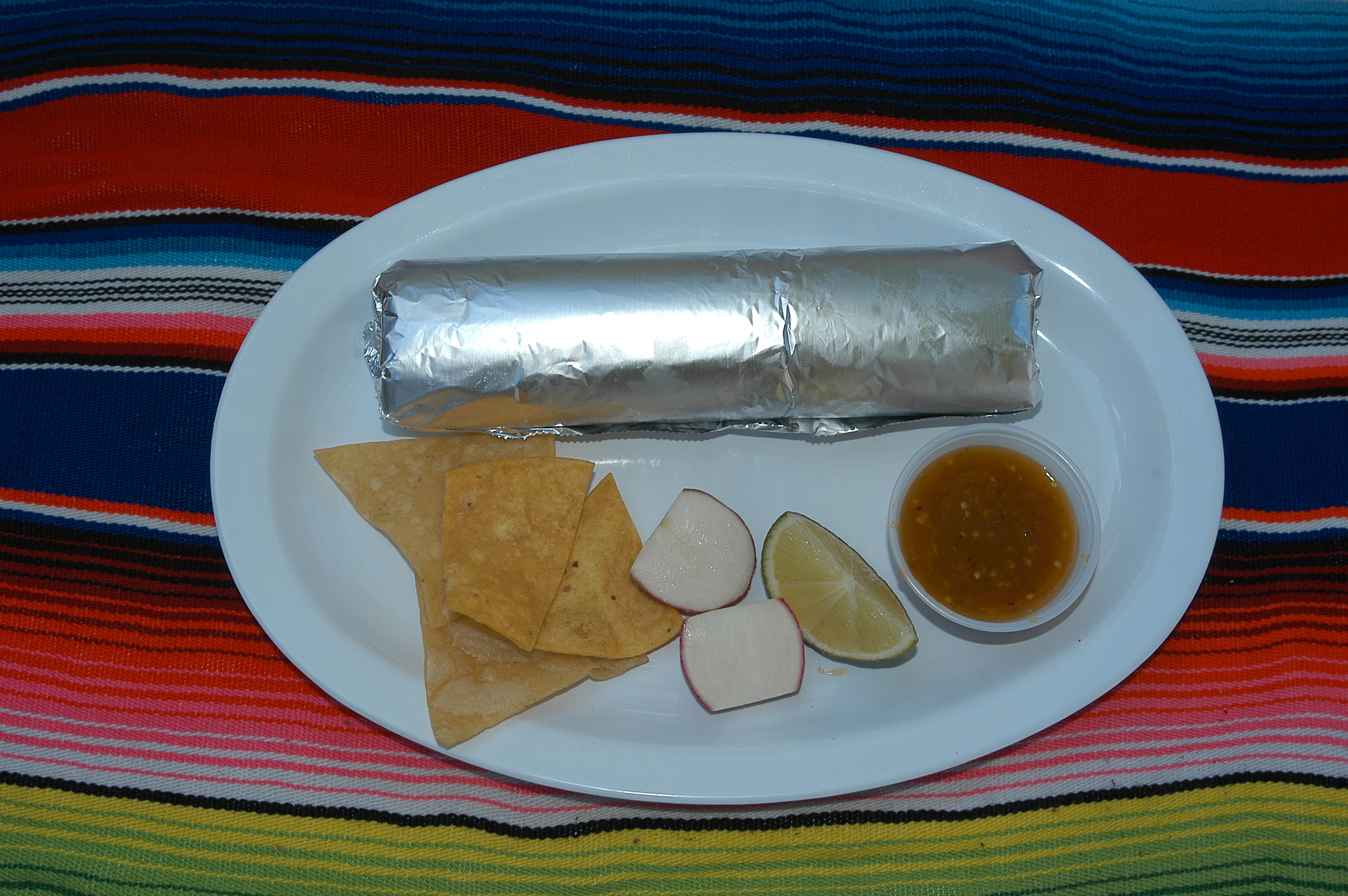 Order Small Burrito food online from Taqueria Los Gallos Express store, Pleasant Hill on bringmethat.com