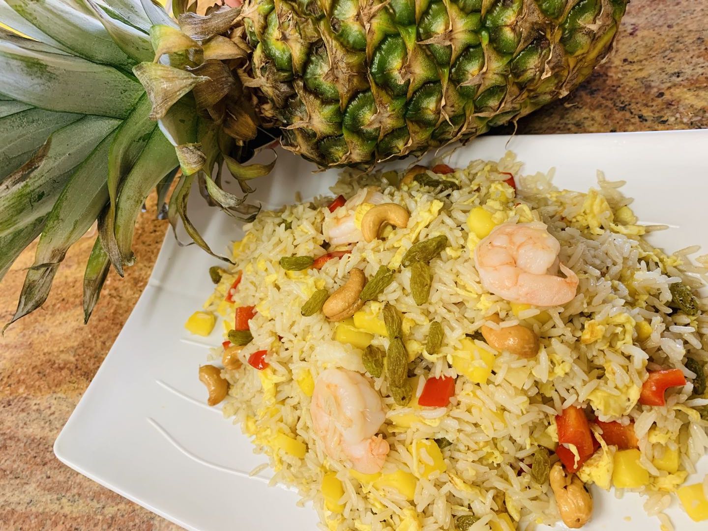 Order Pineapple fried rice. food online from Little Chopsticks store, Mission Viejo on bringmethat.com