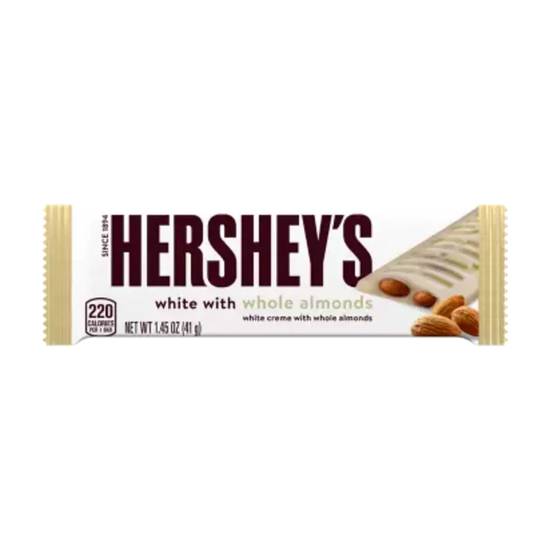 Order Hershey's White w/ Whole Almonds food online from IV Deli Mart store, Goleta on bringmethat.com