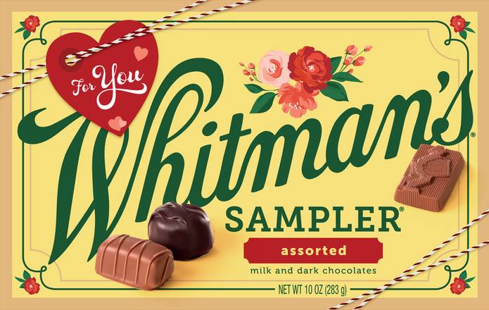 Order Whitman's Valentine's Assorted Sampler Giftbox - 10 oz food online from Rite Aid store, KERMAN on bringmethat.com