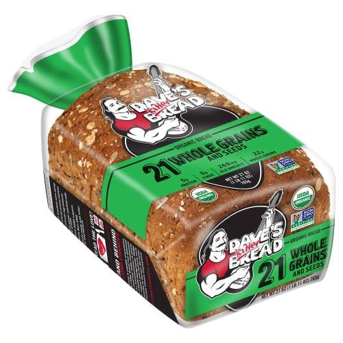 Order Dave's Killer Bread · Whole Grains and Seeds Organic Bread (27 oz) food online from Safeway store, Rehoboth Beach on bringmethat.com