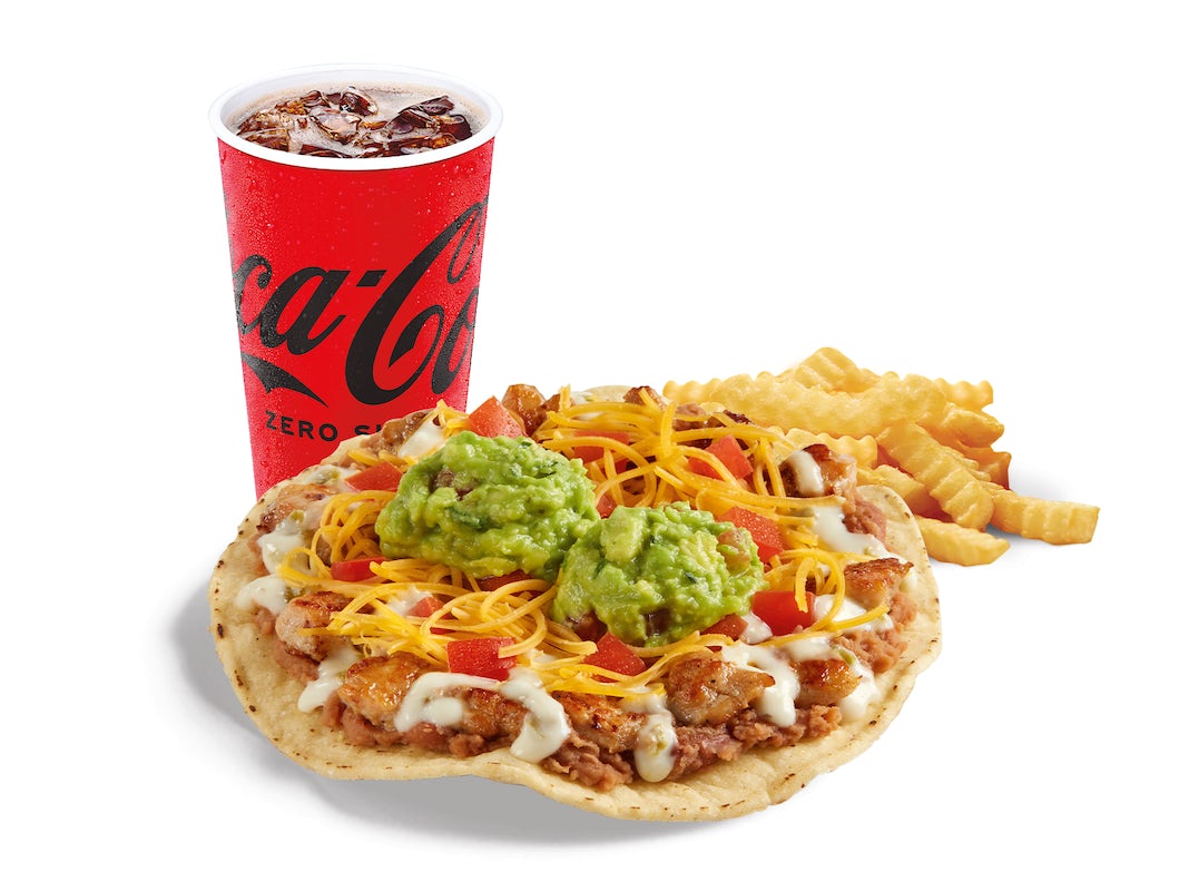 Order NEW Chicken Queso & Guac Crunchtada® Meal food online from Del Taco store, San Pedro on bringmethat.com