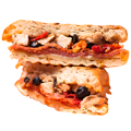 Order Mediterranean Chicken Panini food online from Sweet Peppers Deli store, Tupelo on bringmethat.com