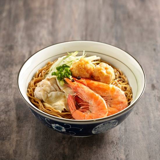 Order B3 Trio Shrimp Tossed Noodle 招牌三虾拌面 food online from Le Shrimp Ramen store, Costa Mesa on bringmethat.com