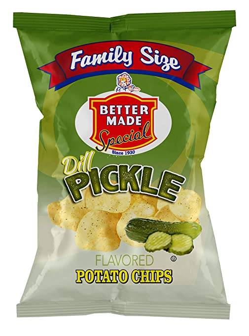 Order Better Made Dill Pickle Family Size food online from Exxon Food Mart store, Port Huron on bringmethat.com