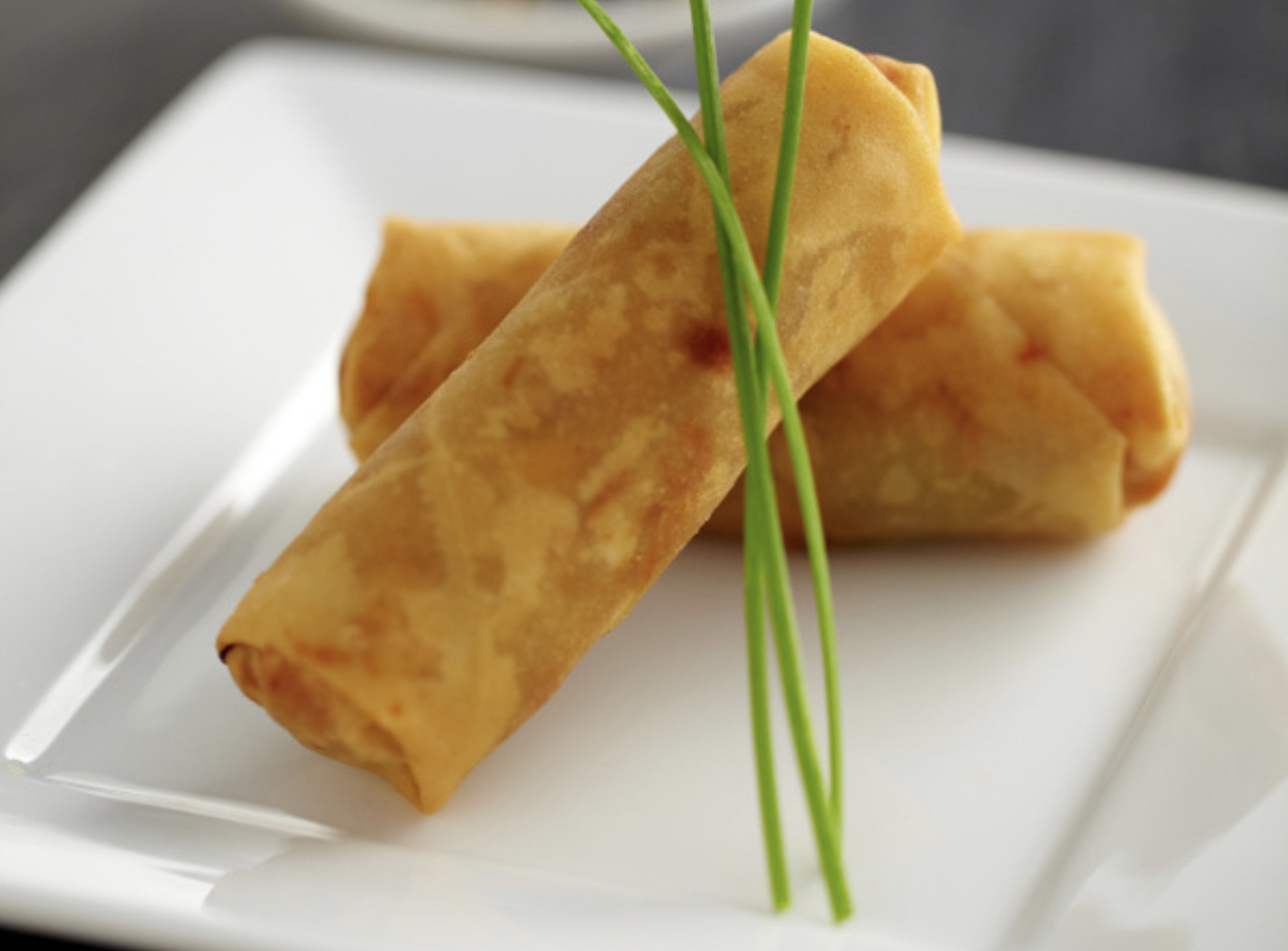 Order 2 Pieces Veggie Spring Roll food online from Eat N East store, Somerville on bringmethat.com
