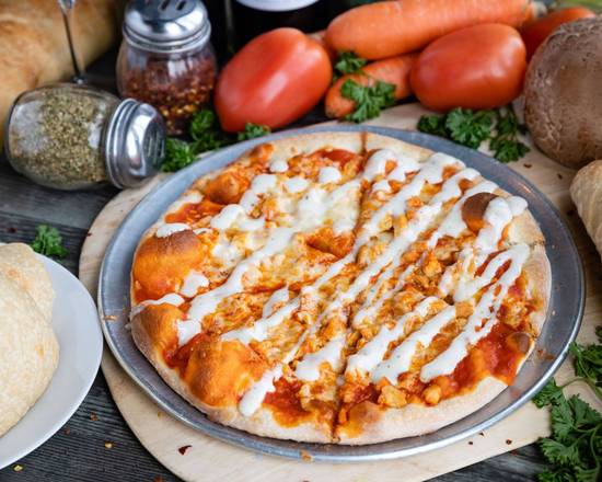 Order Buffalo Chicken Pizza food online from Enrico's store, Charlotte on bringmethat.com