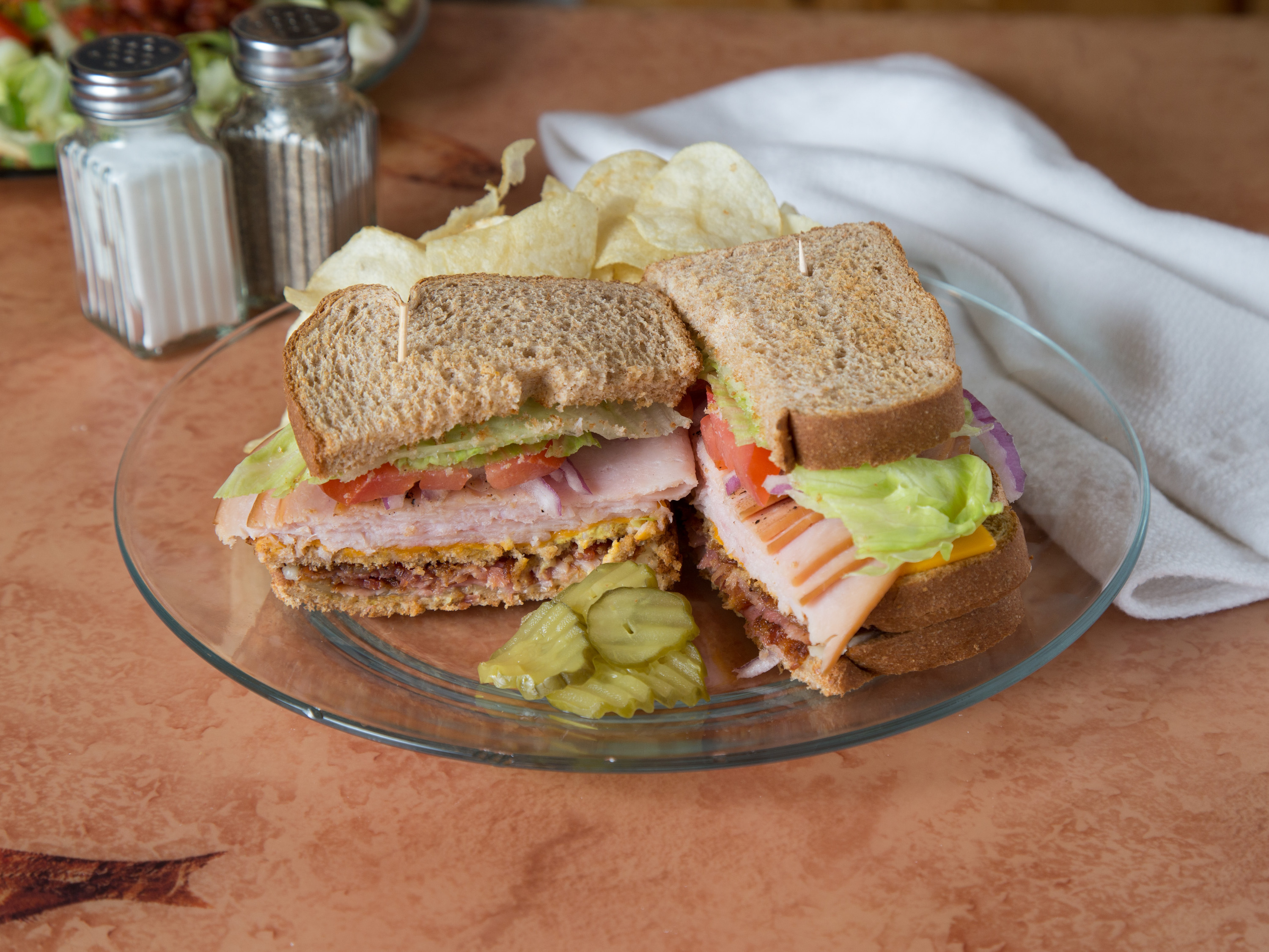 Order Club Sandwich food online from John Java & Jazz store, Kansas City on bringmethat.com