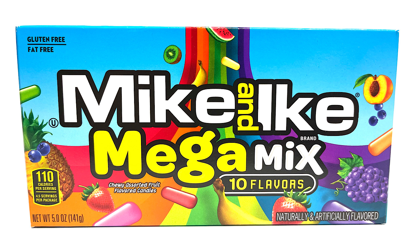 Order MIKE AND LKE MEGA MIX 5.0oz. food online from K-Town Beer & Wine Food Mart store, Los Angeles on bringmethat.com