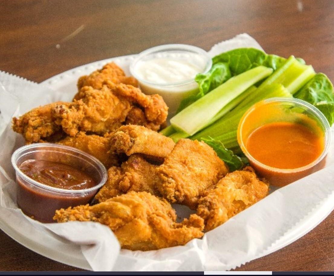 Order Wing Dings - 5 Pieces food online from Wild Wings store, Pennsauken Township on bringmethat.com
