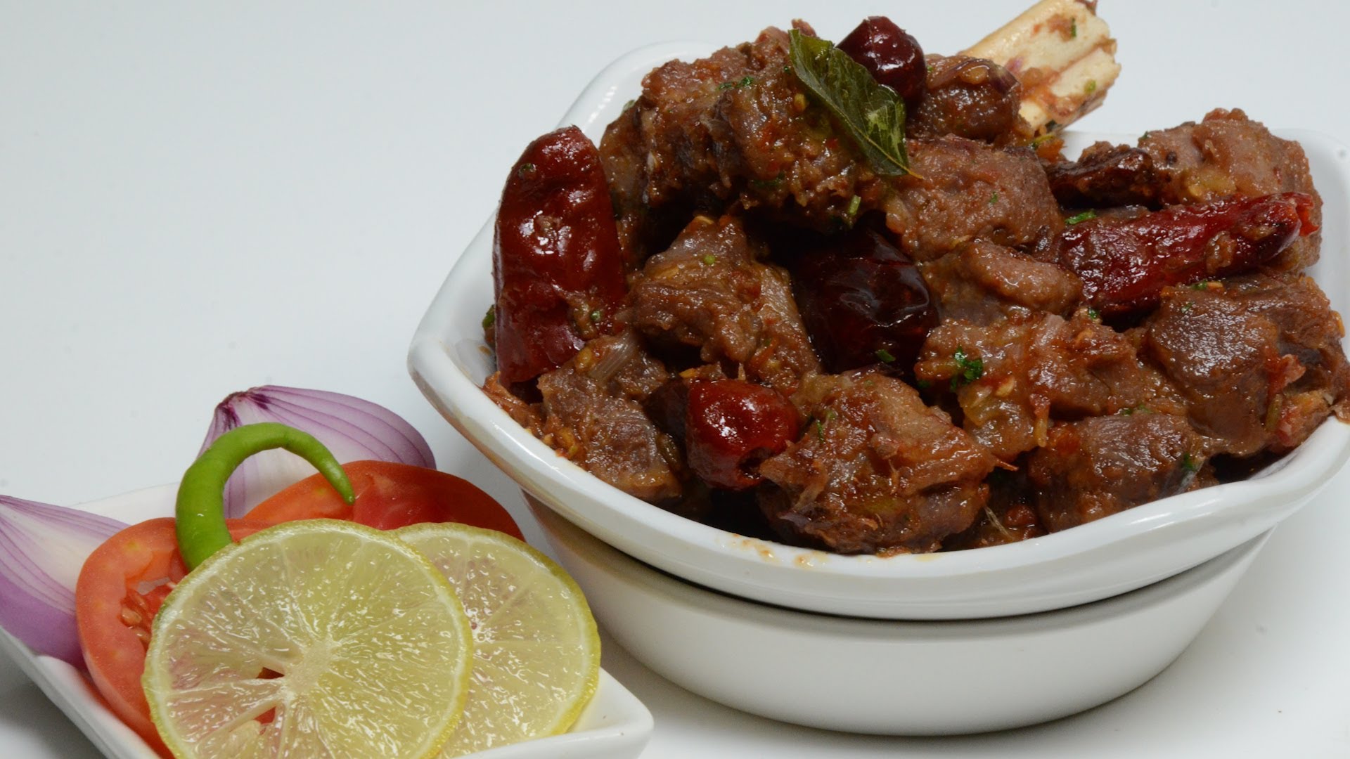 Order Chili Fried Lamb food online from Masala Wok store, Hicksville on bringmethat.com