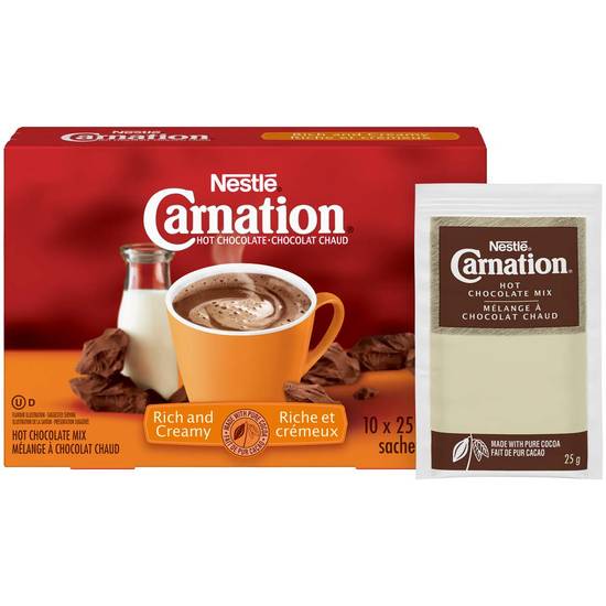 Order Nestle Carnation Hot Chocolate Rich And Creamy food online from Deerings Market store, Traverse City on bringmethat.com