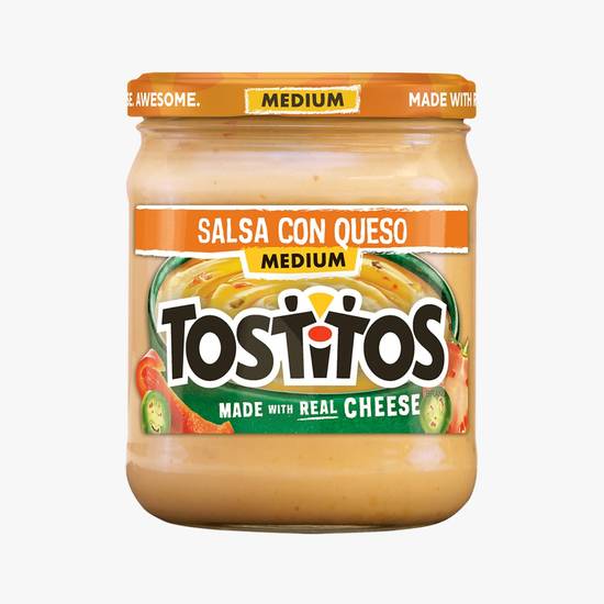 Order Tostitos Medium Salsa Con Queso food online from Century Discount Liquor store, Inglewood on bringmethat.com