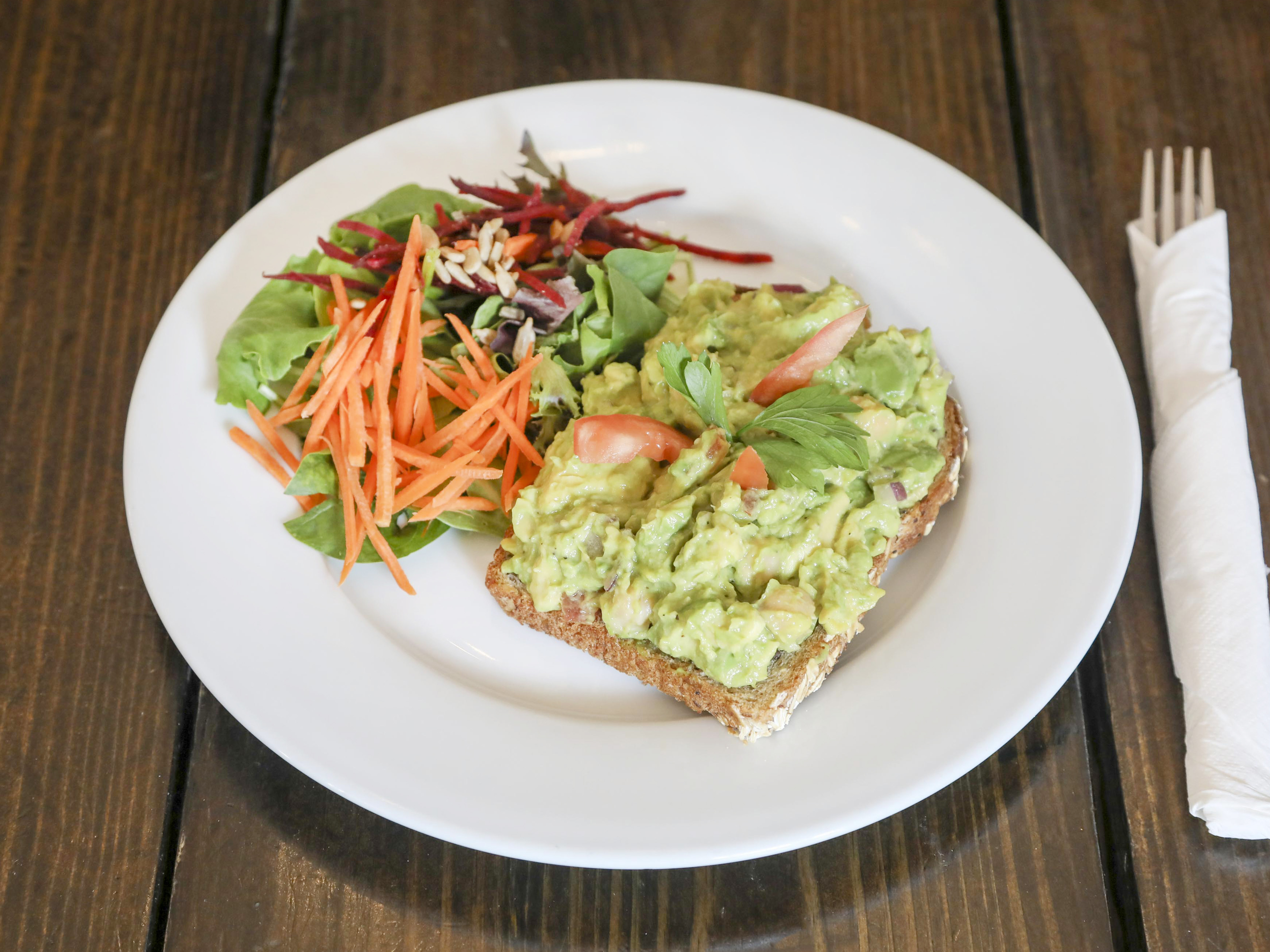 Order Avocado Toast  food online from Muse Cafe & Tea store, Brooklyn on bringmethat.com