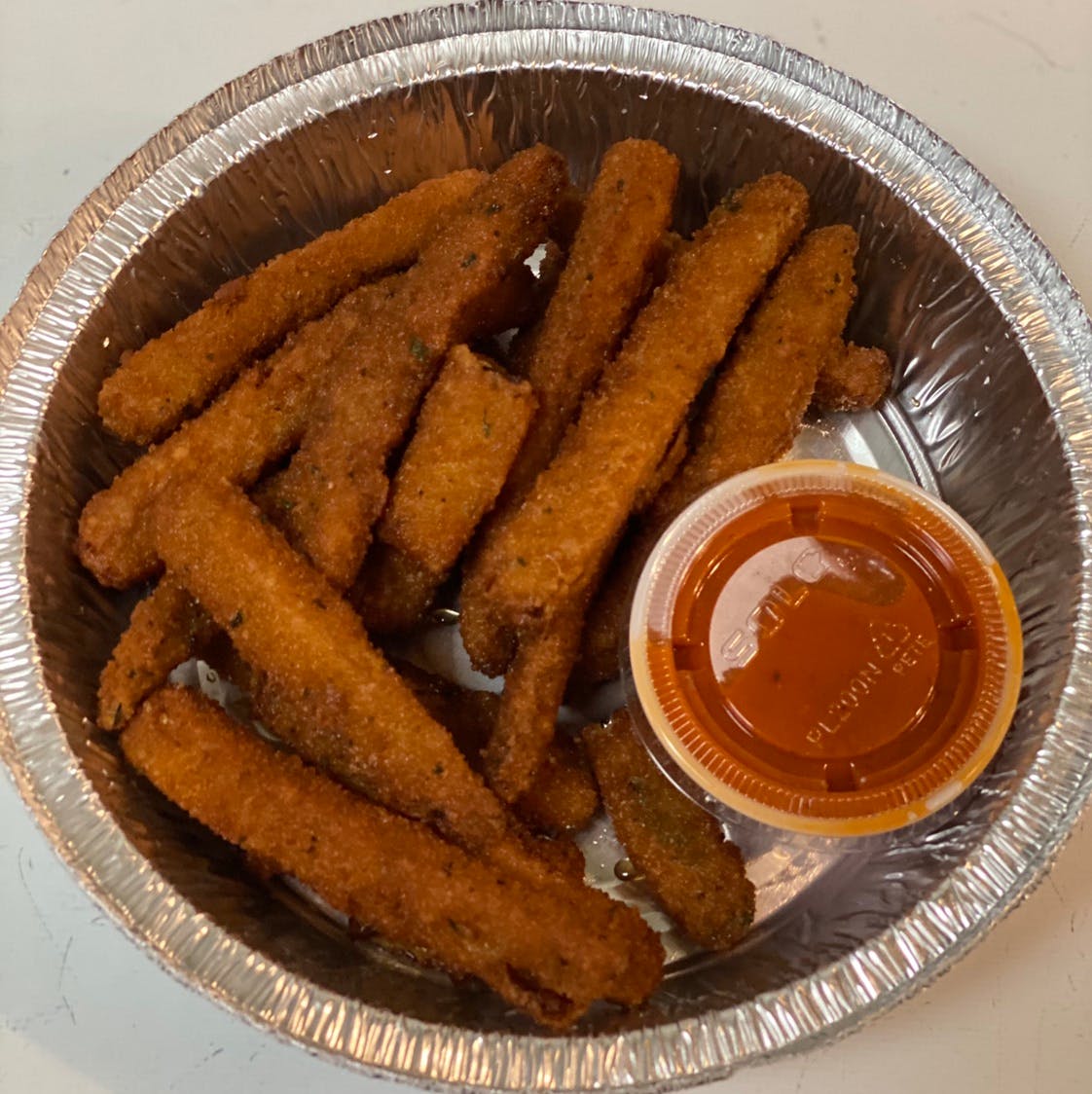 Order Fried Zucchini - Appetizer food online from Michelangelo's Pizza store, East Brunswick on bringmethat.com