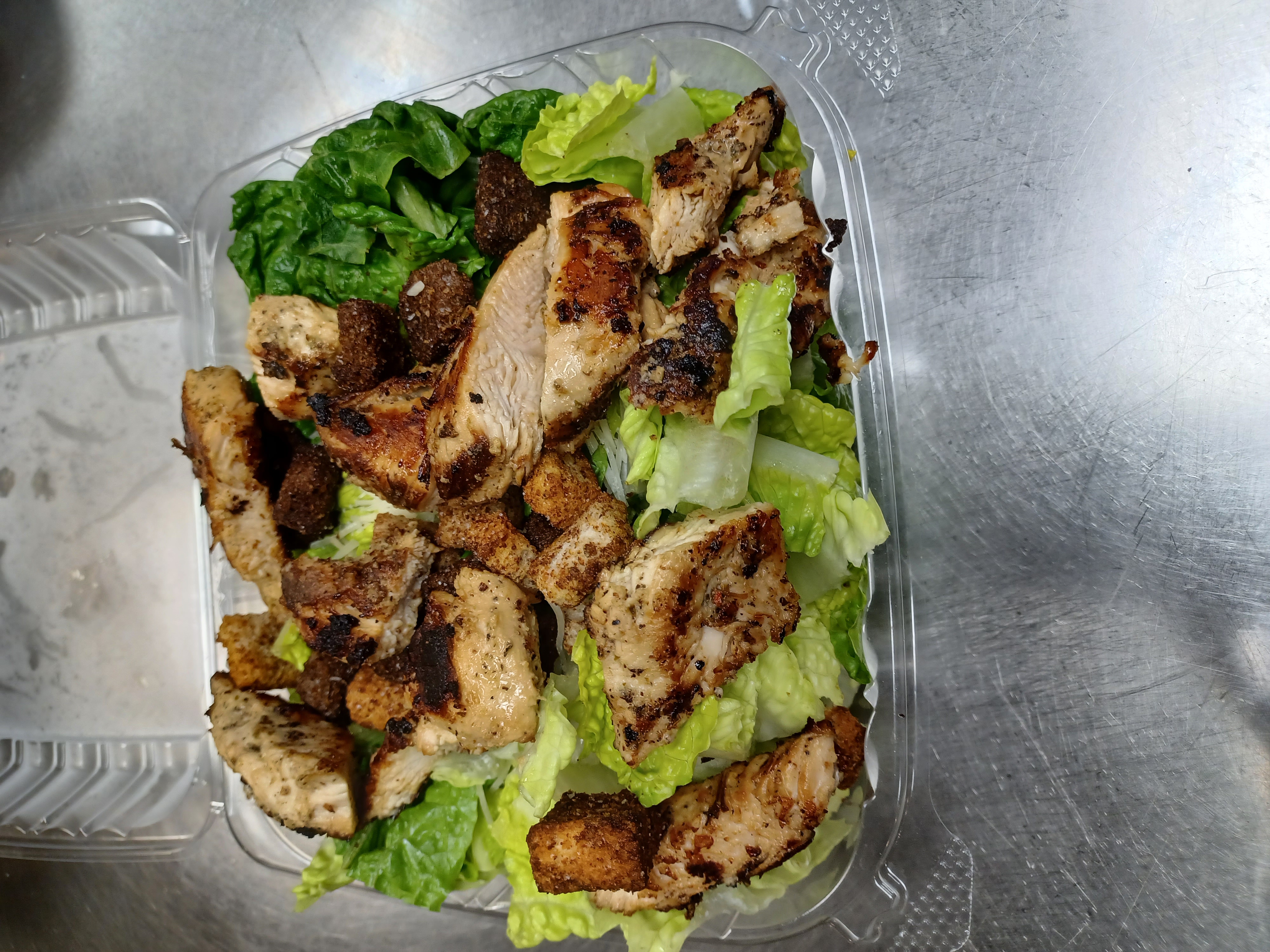 Order Chicken ceazar salad  food online from D&D Pizza & Subs store, Watertown on bringmethat.com