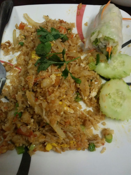 Order 5. Crab Fried Rice food online from Panang Thai Restaurant store, Los Angeles on bringmethat.com