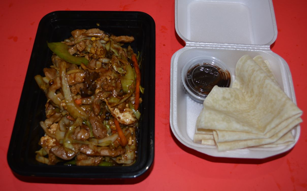 Order P4. Moo Shu Pork food online from Canton Express store, Plano on bringmethat.com