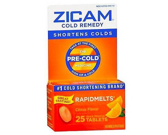 Order Zicam Ultra Cold Remedy Rapidmelts Citrus 25 ct food online from McLean Ave Pharmacy store, Yonkers on bringmethat.com