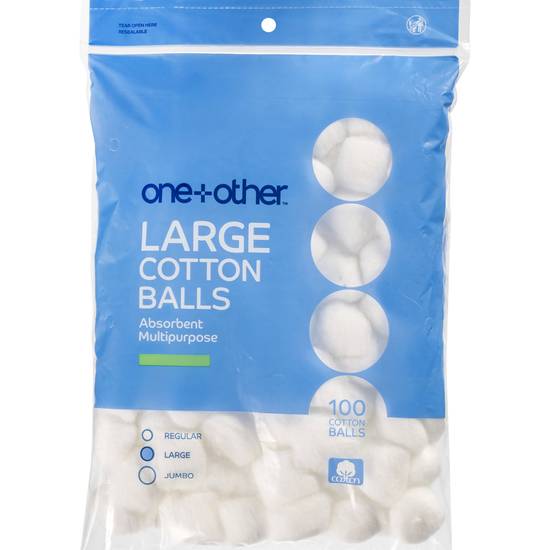 Order one+other Large Absorbent Cotton Balls, 100CT food online from Cvs store, ONTARIO on bringmethat.com