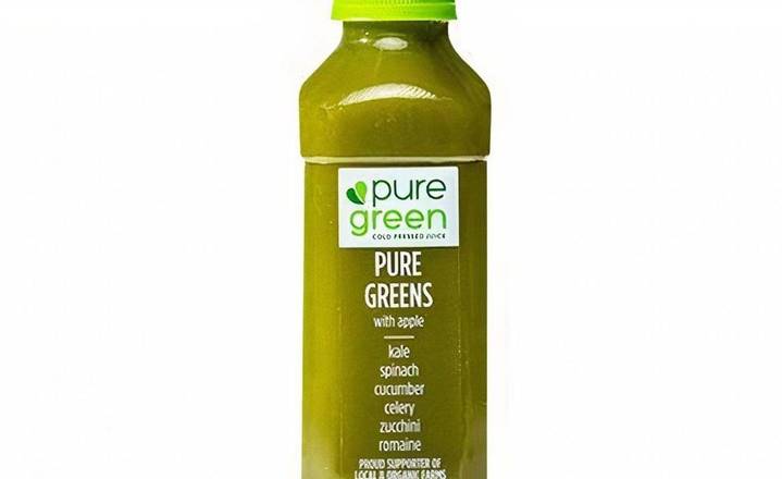 Order Pure Greens with Apple Cold Pressed Juice (Nutrient Dense) food online from Pure Green store, Carmel on bringmethat.com