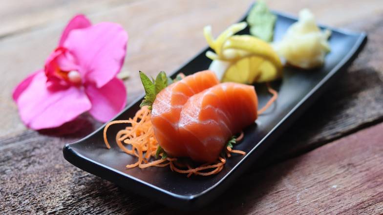 Order Salmon Sashimi food online from Wok and roll restaurant store, Washington on bringmethat.com