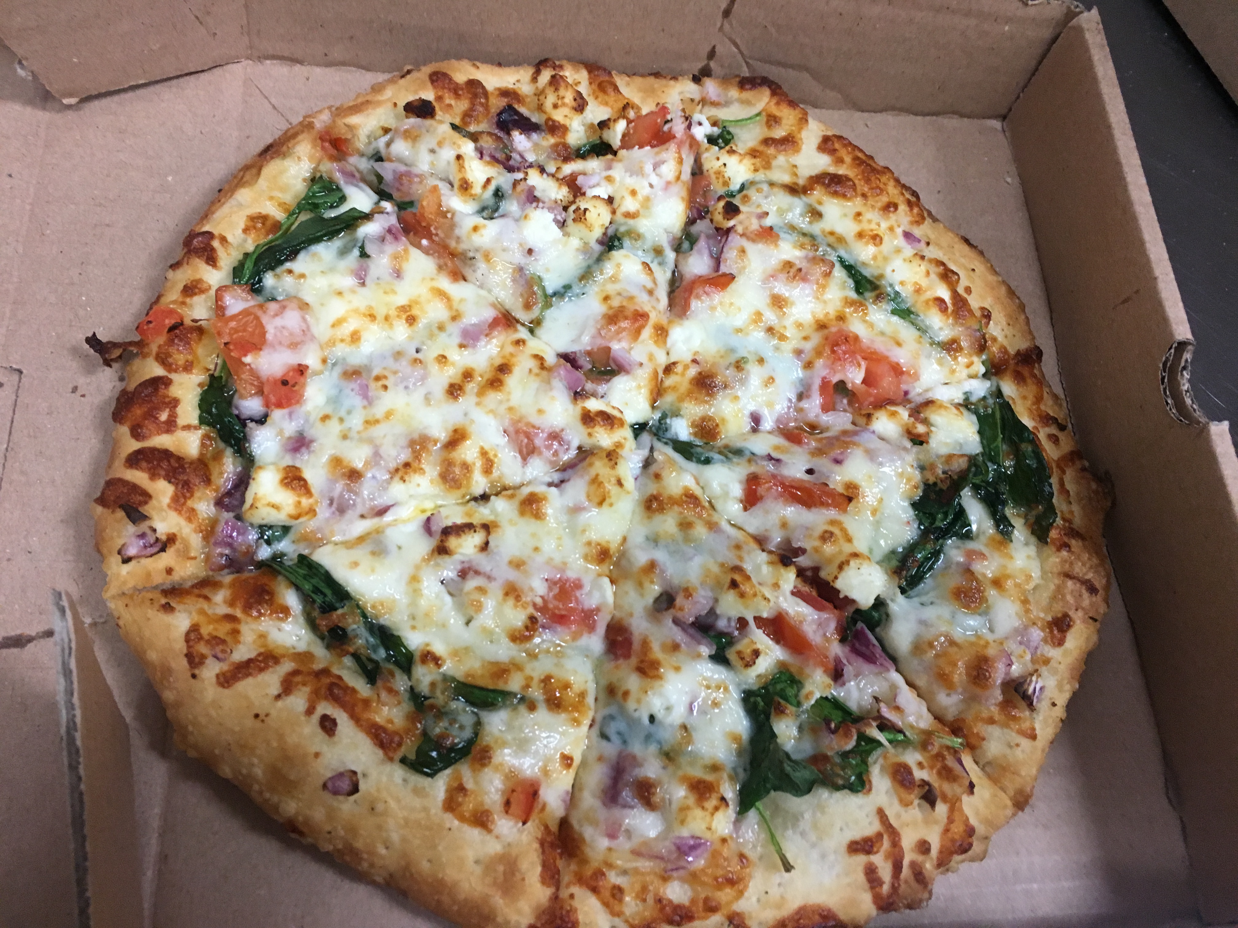 Order Vegetable Pizza food online from Quesadilla House store, Pittsburgh on bringmethat.com