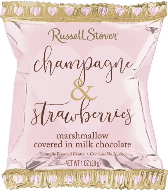 Order Russell Stover Champagne Strawberry Marshmallow Bar - 1 oz food online from Rite Aid store, Morro Bay on bringmethat.com