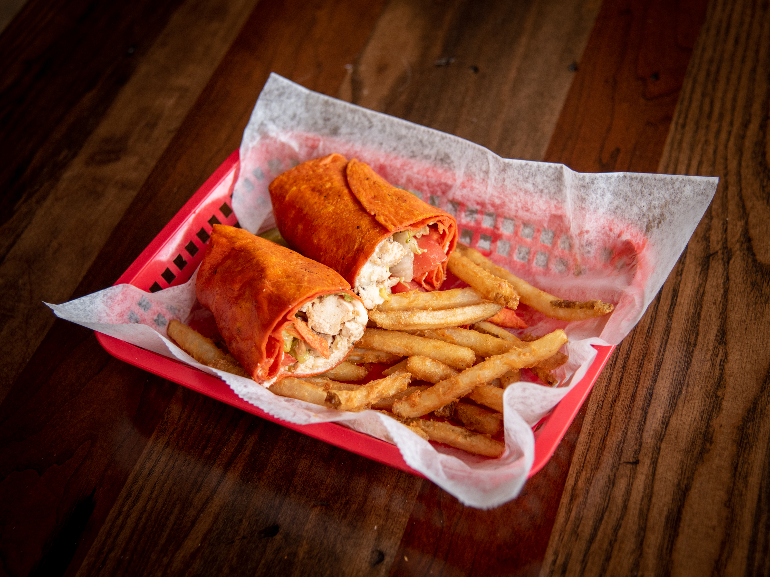 Order Buffalo Chicken Wrap food online from Golden Pizza store, Greensboro on bringmethat.com