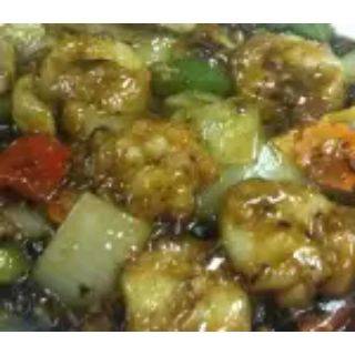 Order Garlic Black Bean Sauce Shrimp food online from Mandarin Bistro store, Bloomingdale on bringmethat.com