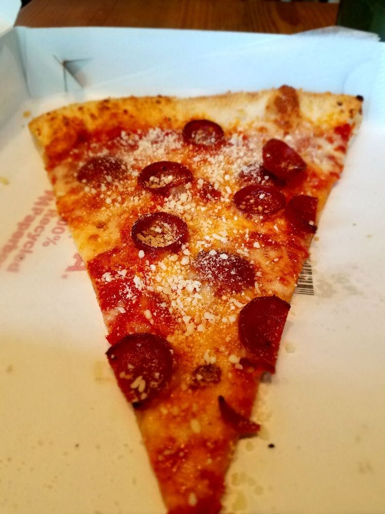 Order Pepperoni Slice - Slice food online from Brooklyn's Homeslice Pizzeria store, Brooklyn on bringmethat.com