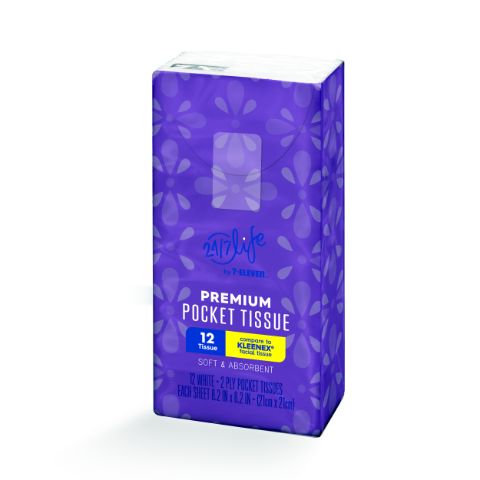 Order 24/7 Life Pocket Facial Tissue food online from 7-Eleven store, Solon on bringmethat.com