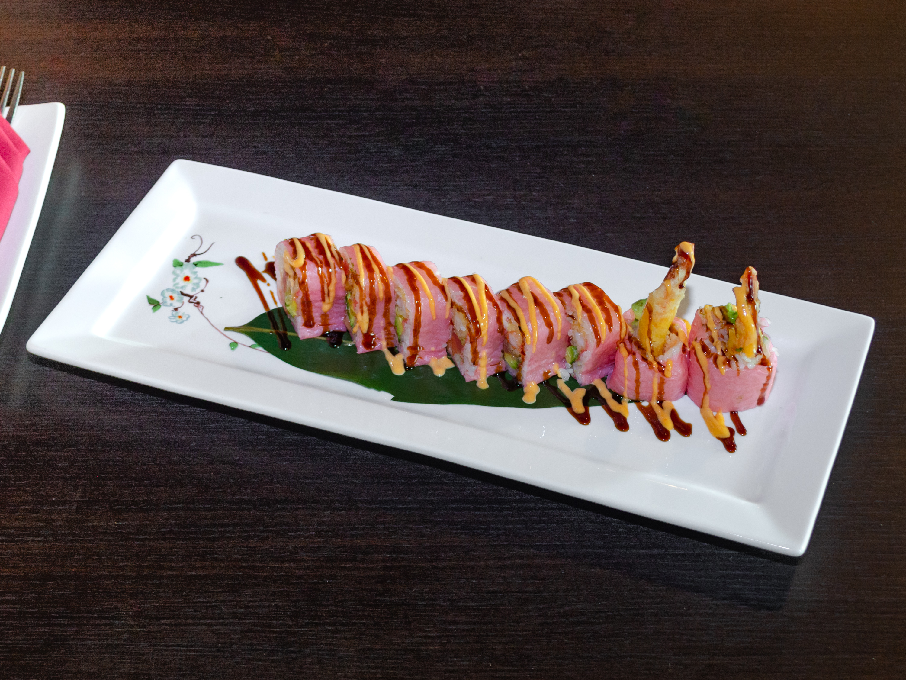 Order 7. Pink Lady Roll food online from Fuji Bistro store, Colorado Springs on bringmethat.com