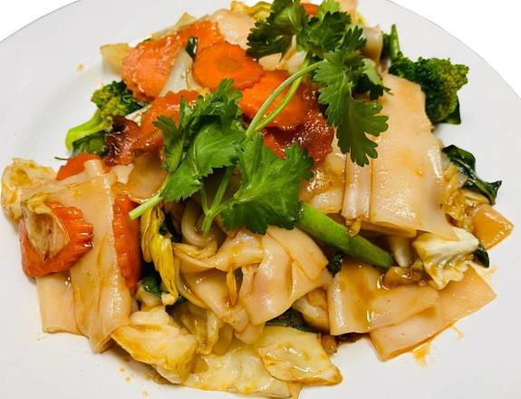 Order Pad Kee Maow food online from Aura Thai Kitchen store, Fort Lee on bringmethat.com