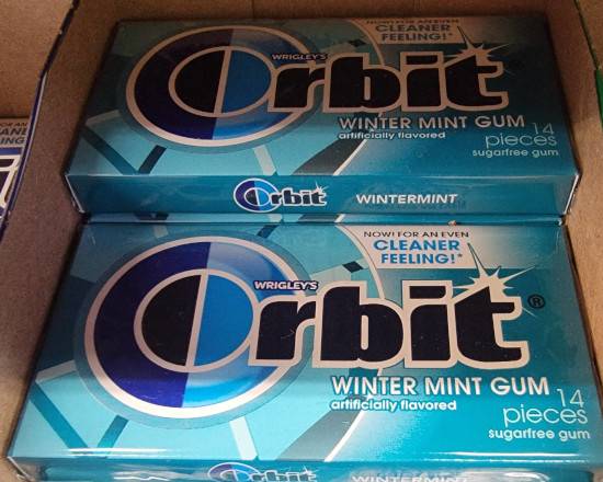 Order Orbit (winter mint) food online from Hub Market & Deli store, San Diego on bringmethat.com