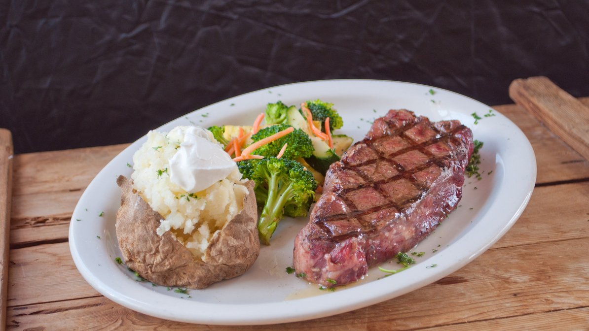 Order New York Steak food online from The Wharf Fresh Seafood Market & Eatery store, Medford on bringmethat.com