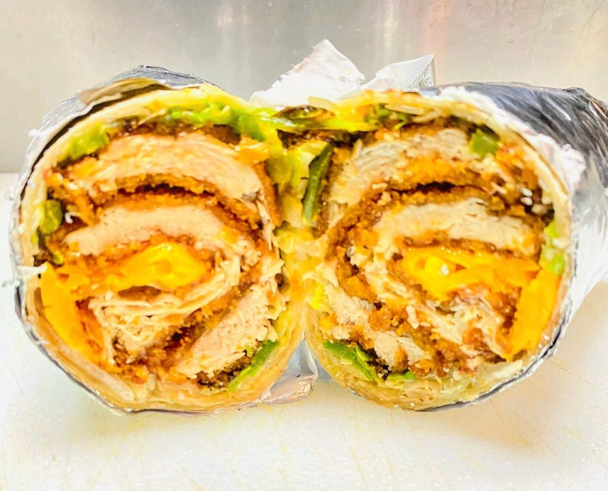 Order Chicken Tender Wrap food online from Lokman Best Wings store, Richmond on bringmethat.com