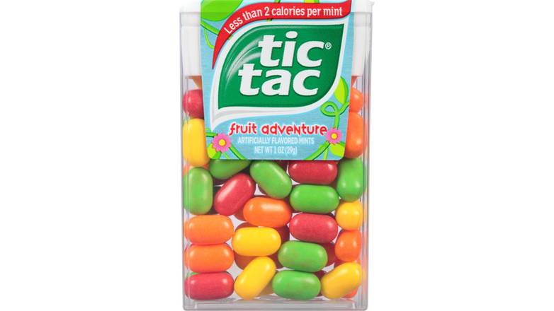 Order Tic Tac Mints, Fruit Adventure Singles food online from Trumbull Mobil store, Trumbull on bringmethat.com