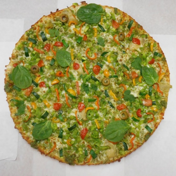 Order Vegetarian Pizza food online from Magoos Pizza store, Campbell on bringmethat.com