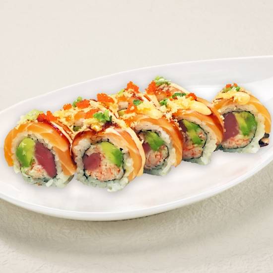 Order RED BULL ROLL food online from Sarku Japan #53 Lynnhaven store, Virginia Beach on bringmethat.com