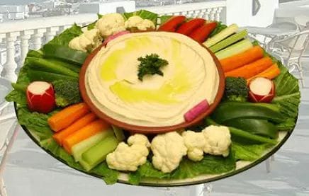 Order Hommous with Raw Vegetables food online from La Marsa-Waterford store, Waterford Township on bringmethat.com