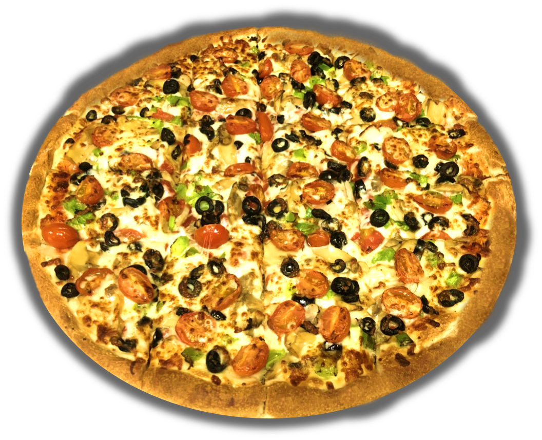 Order Vegetarian Pizza food online from Boston Pizza store, Visalia on bringmethat.com