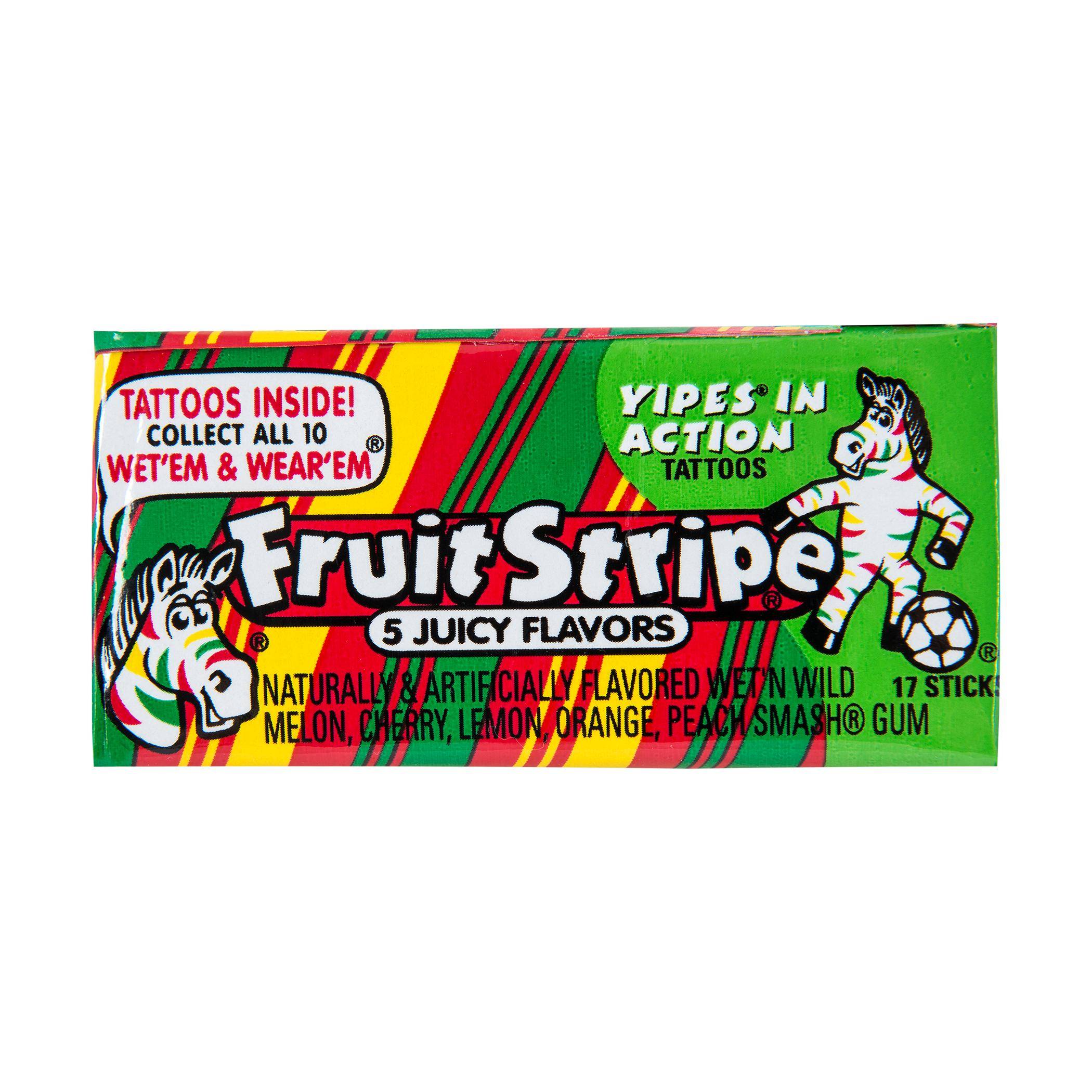 Order Fruit Stripe Gum food online from Mindy's Munchies Chocolate store, River Vale on bringmethat.com