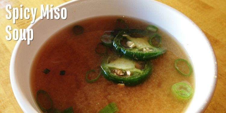 Order Spicy MIso Soup- food online from Gorilla Sushi store, Chicago on bringmethat.com