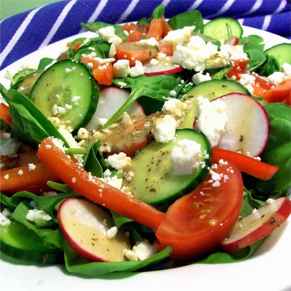 Order Greek Salad - Small food online from Sicilian Pizza store, Alexandria on bringmethat.com