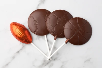 Order Sports Suckers food online from Pulakos Chocolates store, Erie on bringmethat.com