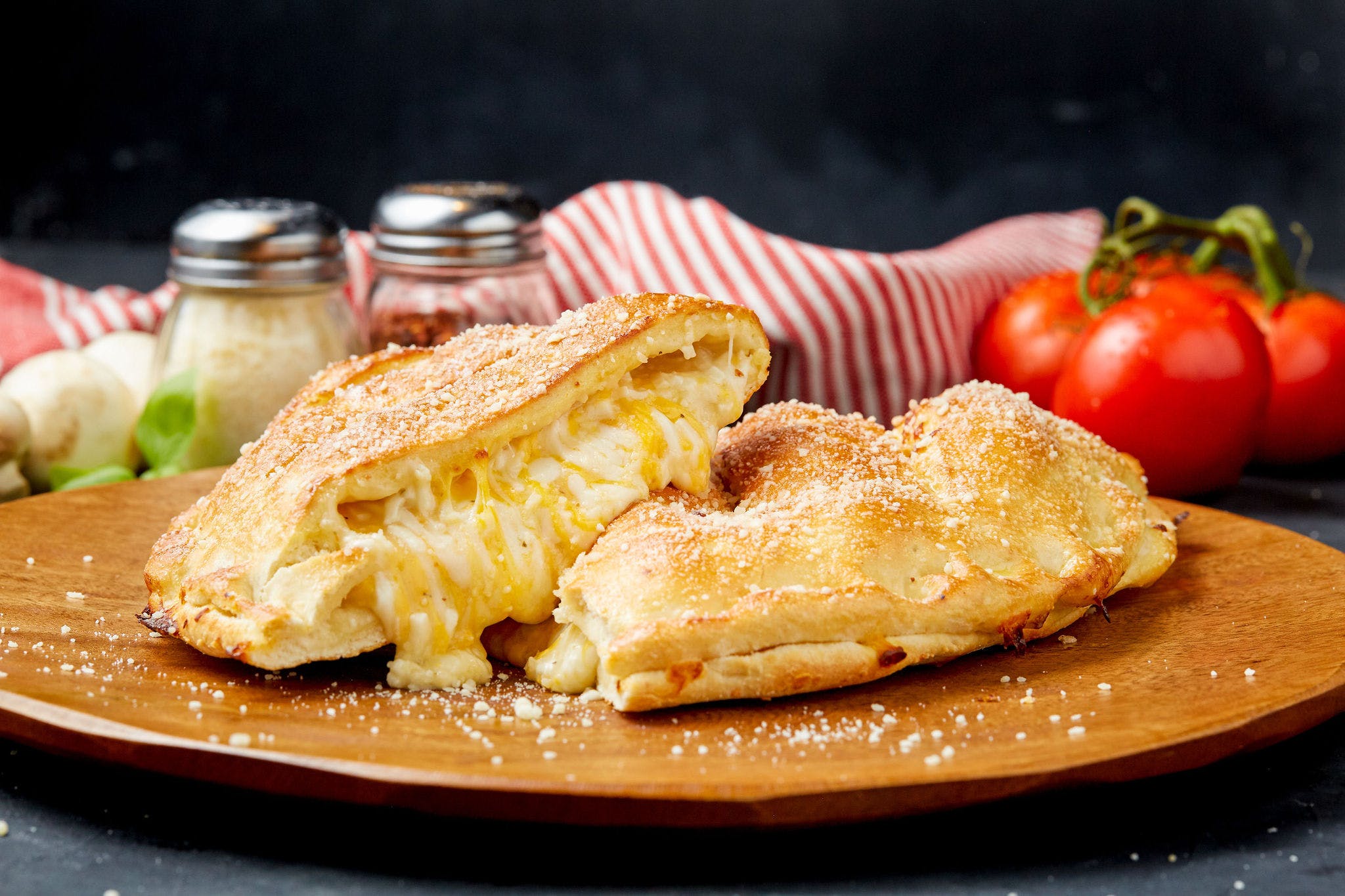 Order 3 Cheese Calzone - Calzone food online from Simple Simon's Pizza store, Bartlesville on bringmethat.com