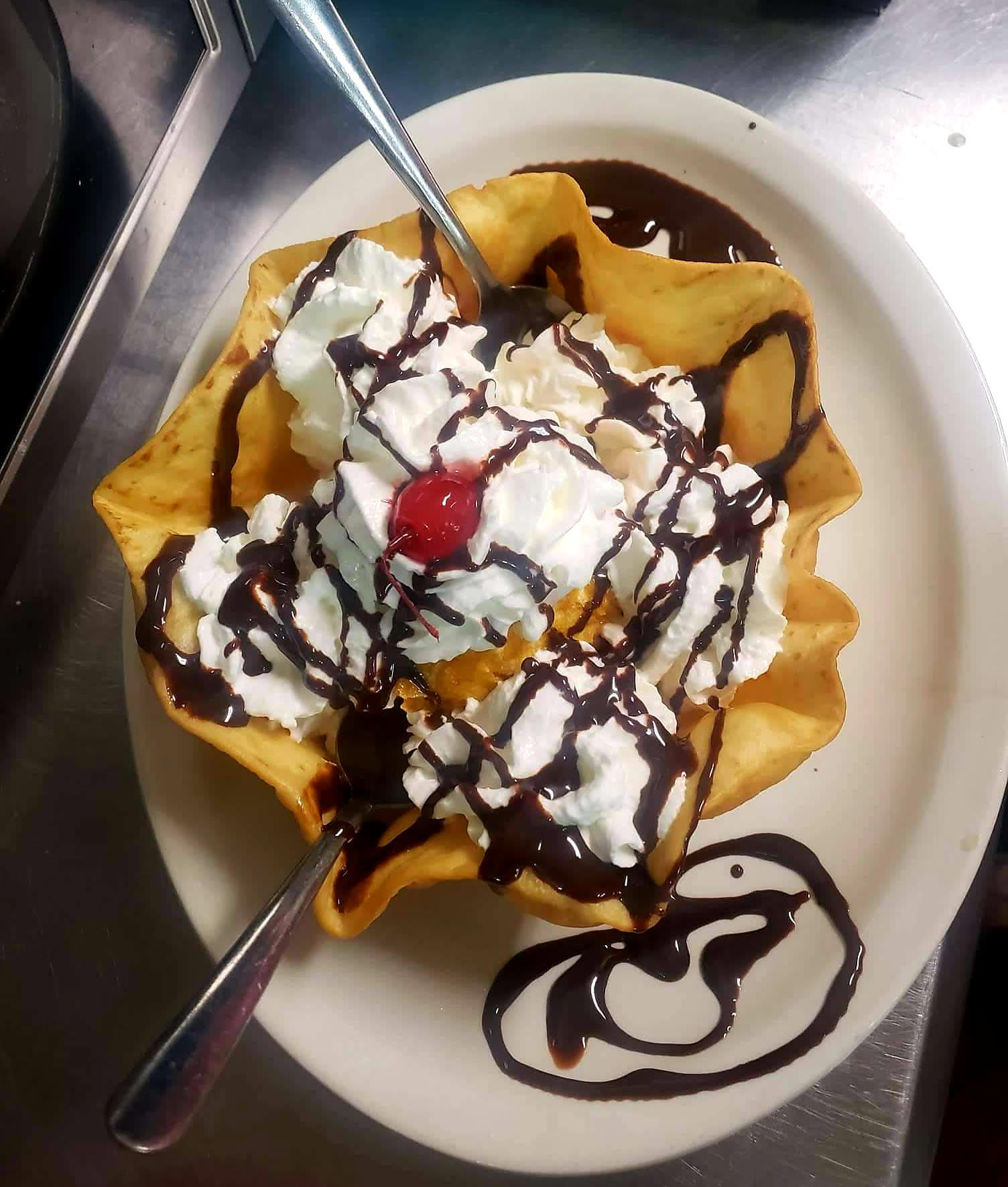 Order Deep-fried ice cream food online from Chapala Mexican Kitchen store, Oklahoma City on bringmethat.com