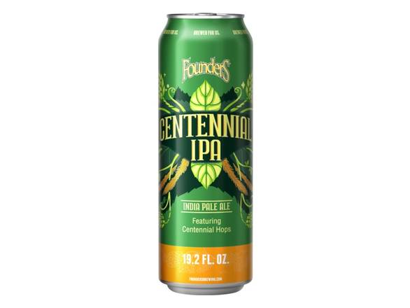 Order Founders Centennial IPA - 19.2oz Can food online from Garfield's Beverage Warehouse store, Chicago on bringmethat.com