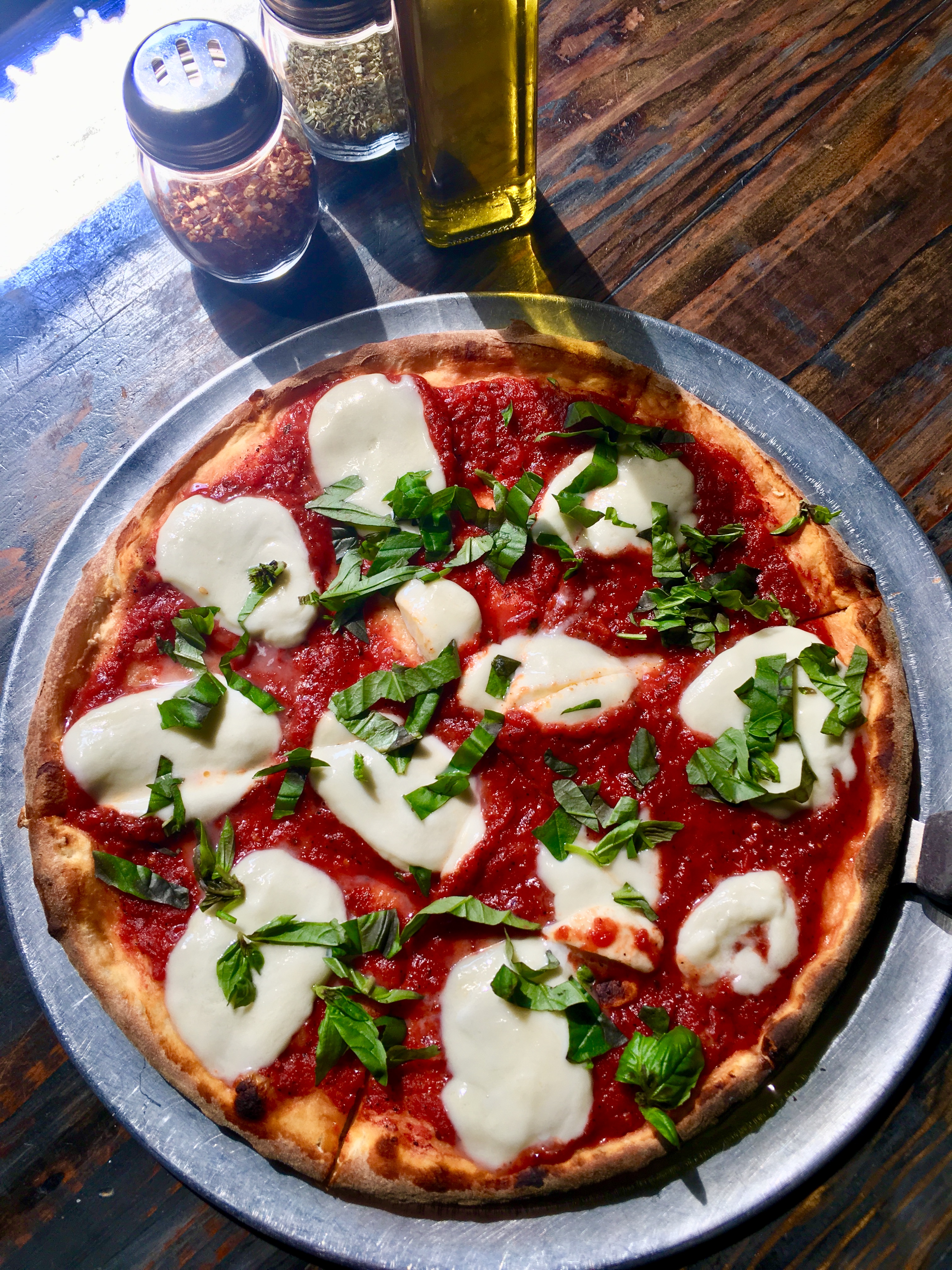 Order Margherita Pizza food online from Rocco Italian Grill store, Wilmington on bringmethat.com
